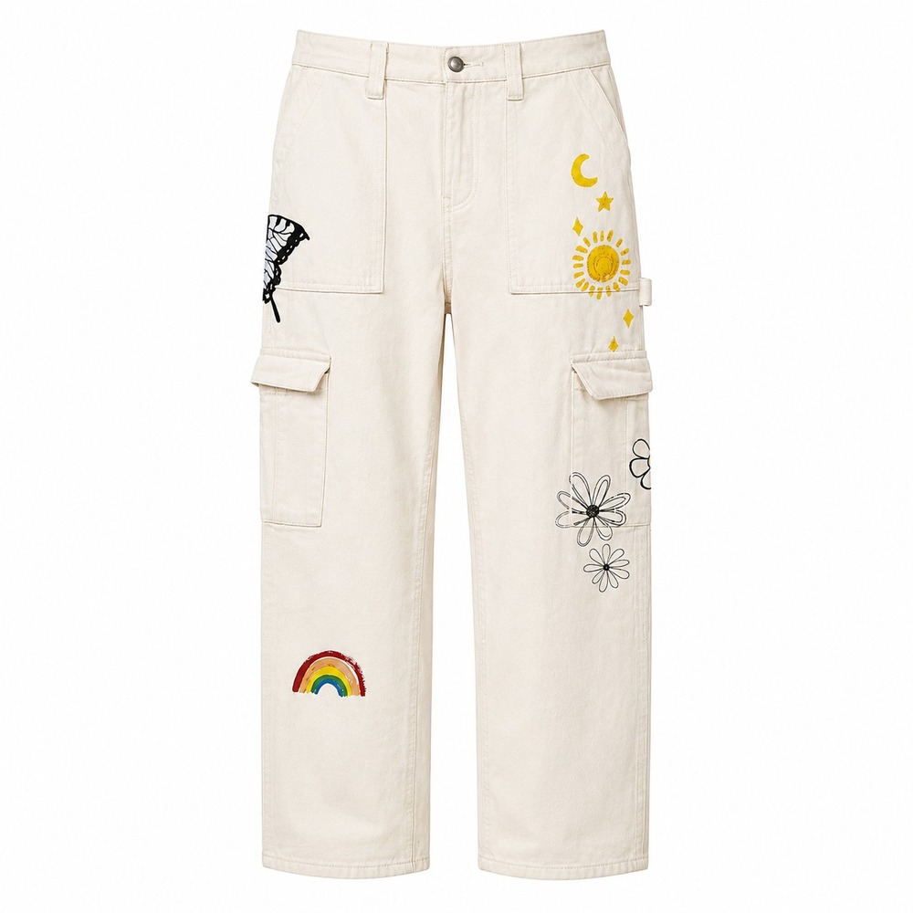 PacSun High Rise Carpenter Pants Womens Size 25 Artsy Y2K Fairycore Utility